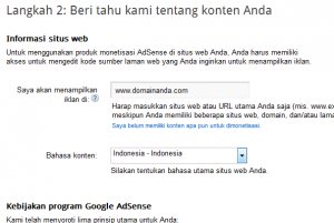 Cara Daftar Dan Tips-Trik Agar Diterima Google Adsense Cara Daftar Dan Tips-Trik Agar Diterima Google Adsense