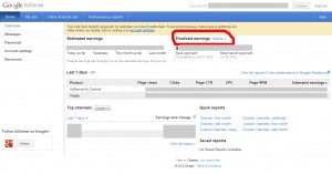 Akun adsense interface baru Akun adsense interface baru